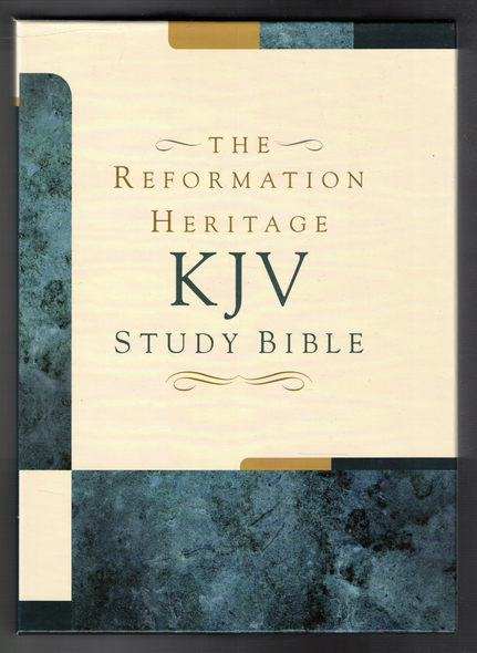 The Reformation Heritage KJV Study Bible from Reformation Heritage Books