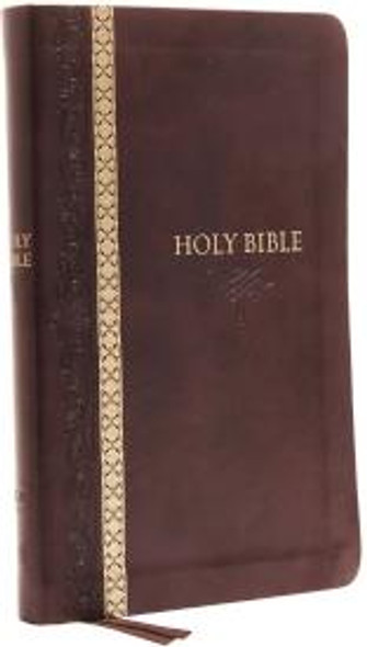 Thinline Bible, Indexed, KJV (Imitation, Brown)