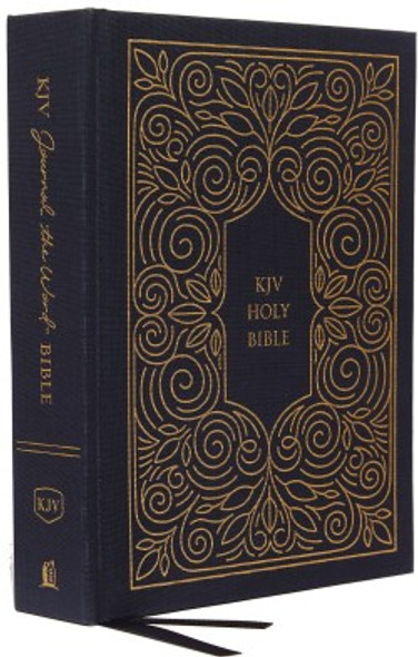 Journal the Word Bible (Blue Hardcover) KJV