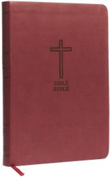 Large Print Value Thinline Bible (Burgundy Imitation Leather) KJV