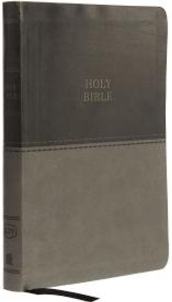 Large Print Value Thinline Bible (Gray Imitation Leather) KJV