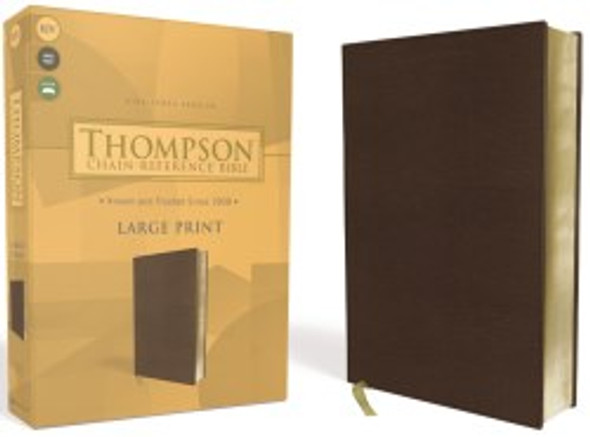 Large Print Thompson Chain-Reference Bible (Brown Imitation Leather) KJV