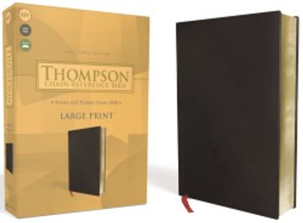 Large Print Thompson Chain-Reference Bible, (Black Bonded Leather) KJV