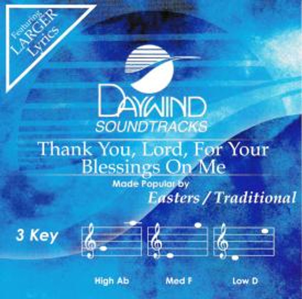 Thank You Lord For Your Blessing - Soundtrack CD (Jeff Easter)