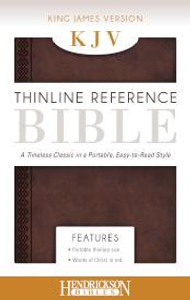 Thinline Reference Bible (Brown Imitation Leather) KJV