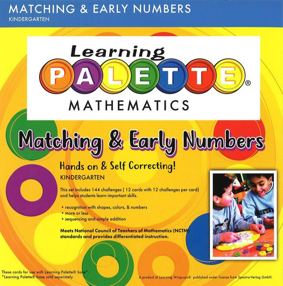 Learning Palette Mathematics, Level K: Matching and Early Numbers (Kindergarten)