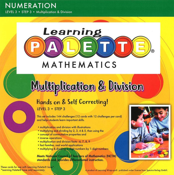 Learning Palette Mathematics, Level 3 (Step 3): Multiplication and Division (3rd Grade)