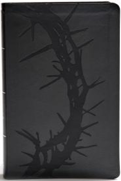 Giant Print Reference Bible, KJV (Imitation, soft leather-look, Charcoal wilth crown of thorns)