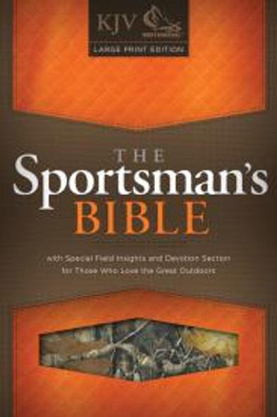 Large Print Sportsman's Bible (Mothwing Camouflage) KJV