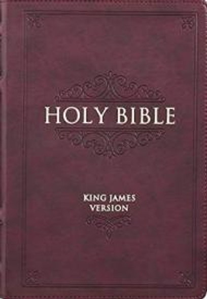 Large Print Thinline Bible, Indexed (Burgundy Imitation Leather) KJV