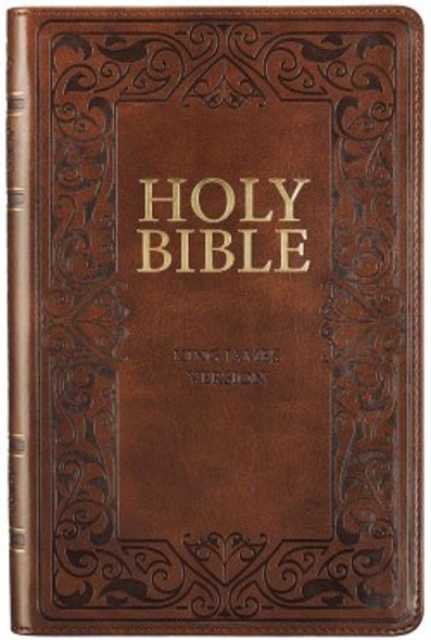 Deluxe Gift Bible, Indexed (Brown Imitation Leather) KJV
