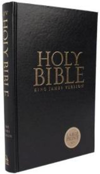 Large Print Pew Bible (Black Hardcover) KJV
