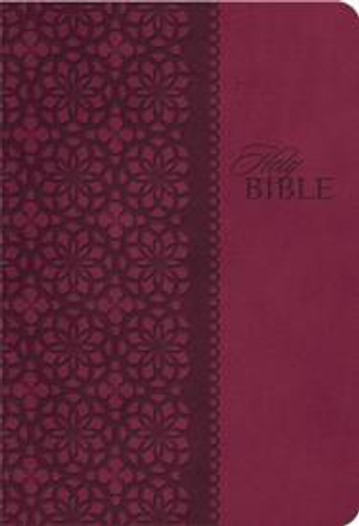 King James Study Bible: Second Edition, Indexed (Imitation, Cranberry)