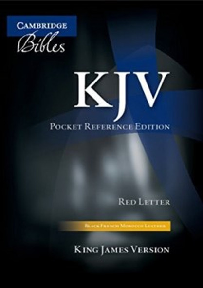 Pocket Reference Bible (Black French Morocco Leather) KJV