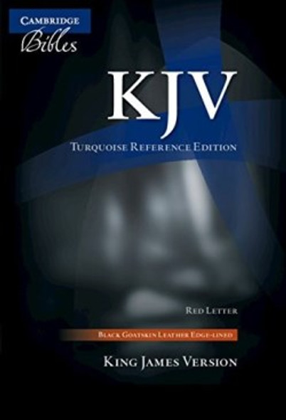 Turquoise Reference Bible (Black Goatskin Leather) KJV