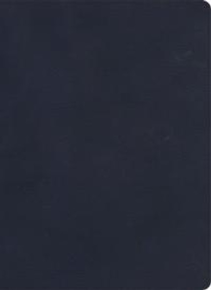 Single-Column Wide-Margin Bible (Navy Leathertouch) KJV