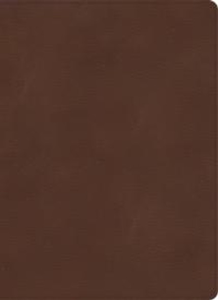 Single-Column Wide-Margin Bible (Brown Leathertouch) KJV