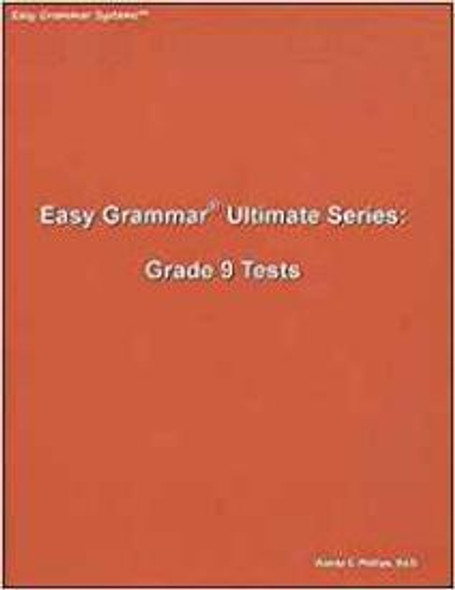 Easy Grammar Ultimate Series: Grade 9 (Tests)