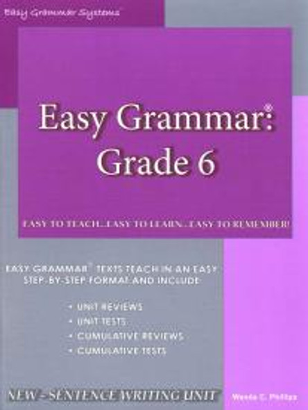 Easy Grammar: Grade 6 (Teacher Edition)