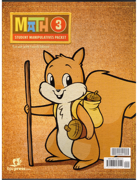 Math 3 Student Manipulatives Packet 4th Ed. BJU Press