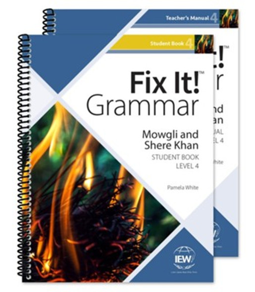 Fix It! Grammar, Level 4: Mowgli and Shere Khan (Student Book & Teacher's Manual Set)