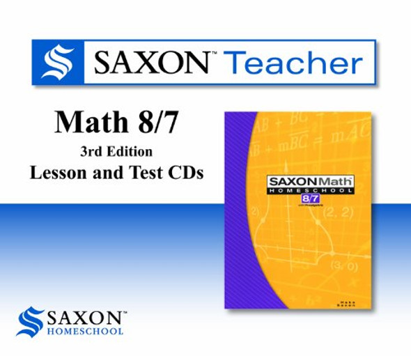 Math 8/7: Lesson and Test CDs (3rd Edition)