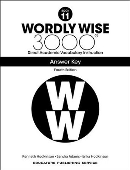 Wordly Wise 3000 11 Ans. Key (4th Ed.)