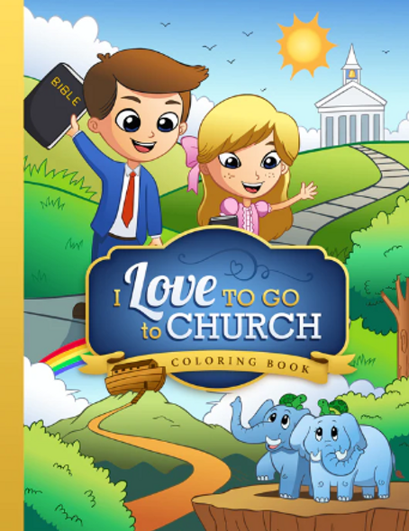 I Love to Go to Church (Coloring Book)
