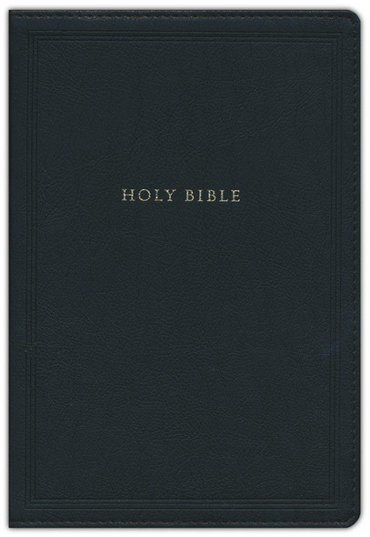 Wide Margin Reference Bible: Sovereign Collection (Black Leathersoft) KJV