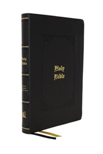 Large Print Personal Size Reference Bible, Indexed (Black Leathersoft) KJV