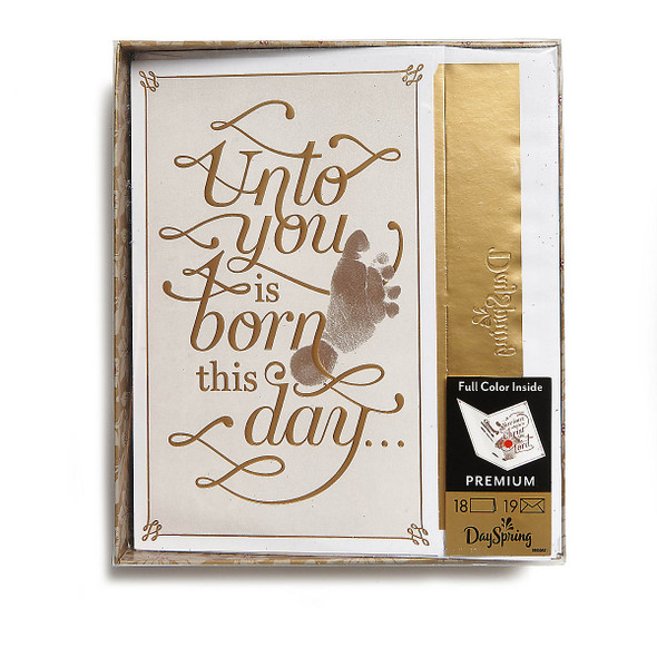 Christmas: Unto You Is Born (Boxed Cards) 18-Pack