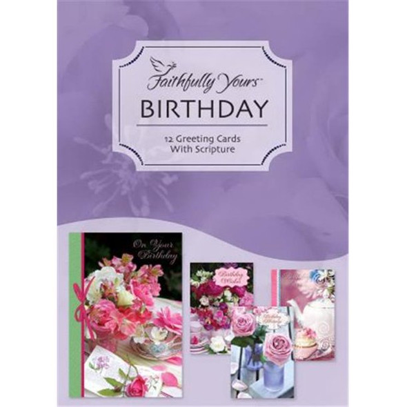 Birthday: Teacup Wishes (Boxed Cards) 12-Pack