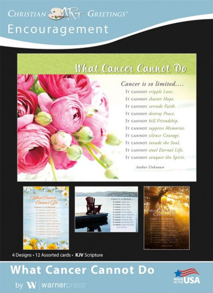 Encouragement: What Cancer Cannot Do (Boxed Cards) 12-Pack