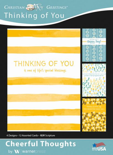 Thinking of You: Cheerful Thoughts (Boxed Cards) 12-Pack