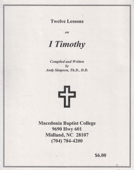 1 Timothy: Study Guide