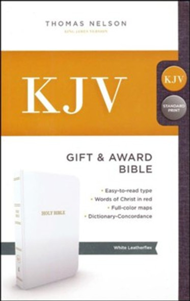 Gift and Award Bible, KJV (Imitation, White)