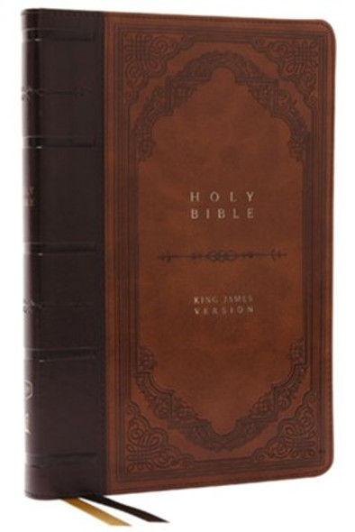 Giant Print Thinline Bible, Vintage Series, KJV (Imitation, soft leather-look, Brown)