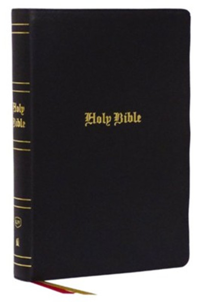 Super Giant Print Reference Bible, Indexed, KJV (Genuine Leather, Black)