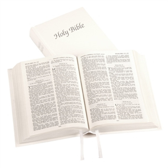 Royal Ruby Presentation Bible, Pocket Edition, KJV (White Vinyl)