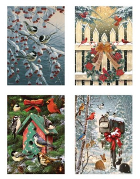 Christmas: Winter Birds (Boxed Cards) 12-Pack