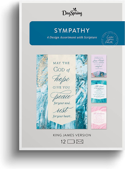 Sympathy: Marble (Boxed Cards) 12-Pack