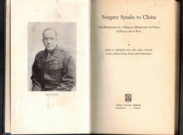 Surgery Speaks to China by Paul E. Adolph