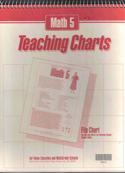 Teaching Flip Charts for use with Math 5 for Christian Schools BJU Press