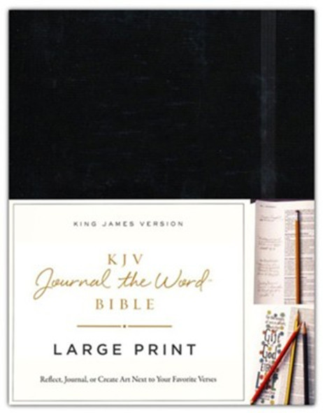 Journal The Word Bible, Large Print, KJV (Black Hardcover)