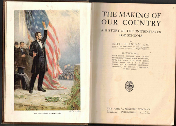 The Making of Our Country A History of the United States for Schools by Smith Burnham