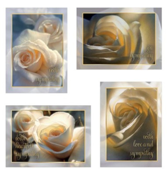 Sympathy - Roses (Boxed Cards) 12-Pack