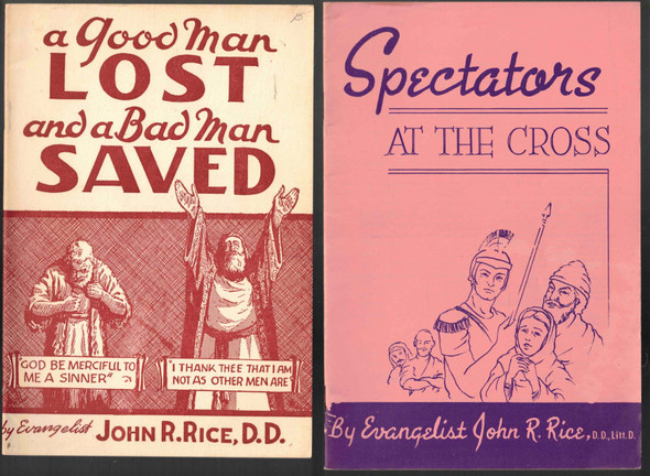 Lot of 2 Vintage Booklets from Evangelist John R. Rice