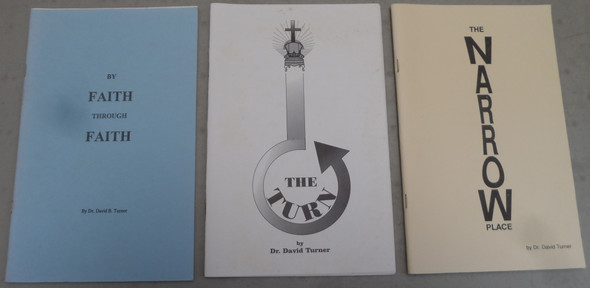 Nice Lot of 3 Gospel Booklets by Dr. David B. Turner Gulf Coast Prison Ministries