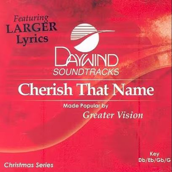 Cherish That Name  - Soundtrack CD (Greater Vision)
