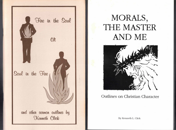 Lot of 2 Vintage Gospel Booklets from Kenneth Click